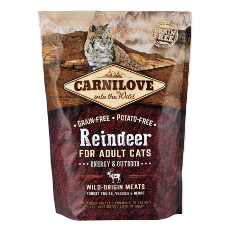 Carnilove Cat Reindeer Energy & Outdoors 400 г